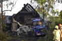 Grossfeuer Einfamilienhaus Siegburg Muehlengrabenstr P1006